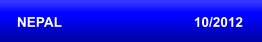 NEPAL                                   10/2012